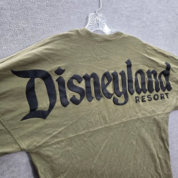 Disney Women Top Small Green Spirit Jersey Shirt Disneyland Resort Long Sleeve - Picture 8 of 9